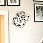 Leopard Wire Wall Art, thumbnail 4 of 4