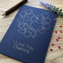 Personalised Love Chemistry Gold Foil Card, thumbnail 8 of 12