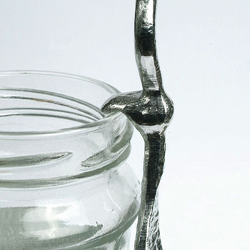 Chicken Pewter Spoon With A Hook For Jam Jars Hen Gifts, 6 of 9