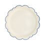 Pembroke Cream And Blue Edge Large Paper Plates X Eight, thumbnail 1 of 4