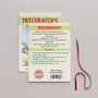 Wooden Triceratops Dinosaur Christmas Tree Decoration, thumbnail 2 of 3