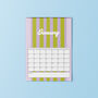 Academic Striped Calendar 24/25, thumbnail 4 of 5