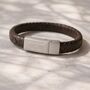 Gifts For Men Personalised Leather Bracelet, thumbnail 2 of 11