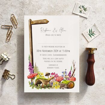 Woodland Wedding Invitation Suite, 10 of 12