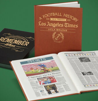 Ucla Bruins College Football Personalised Gift Newspaper History Book, 11 of 11