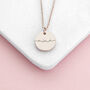 Personalised Disc Necklace, thumbnail 6 of 8
