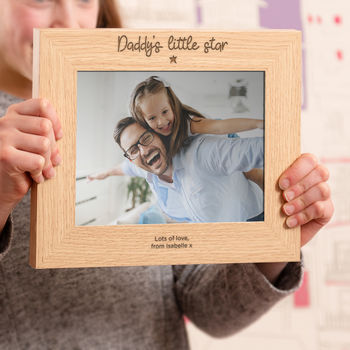 Personalised Daddy And Me Photo Frame, 2 of 6