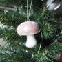 Mushroom Christmas Tree Decoration, thumbnail 2 of 8