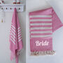 Personalised Sustainable Beach And Bath Towel, thumbnail 2 of 12