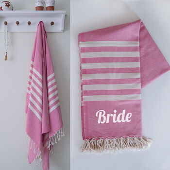 Personalised Sustainable Beach And Bath Towel, 2 of 12