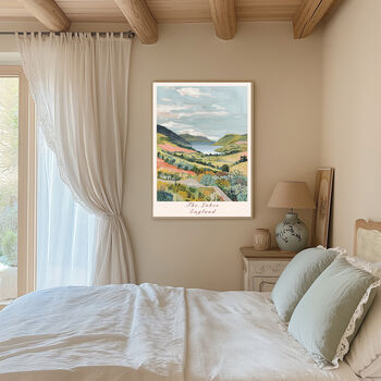 The Lake District Landscape Art Print, 3 of 4