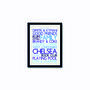 Personalised 'Favourite Things' Framed Print: Blues, thumbnail 2 of 6