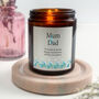 Mum And Dad Anniversary Personalised Candle, thumbnail 1 of 3