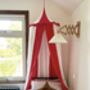 Red And White Stripe Circus Canopy Tent, thumbnail 1 of 5