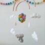 Koala Holding Balloons Baby Mobile, thumbnail 6 of 7