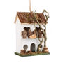 Hill Top Personalised Log Cabin Bird House, thumbnail 3 of 9