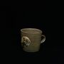Ceramic Handmade Cup Coffee Tea Cups Skull Set, thumbnail 2 of 5