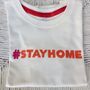 Stayhome Kids Handmade Unisex Organic Cotton T Shirt, thumbnail 2 of 3