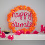 Marigold Happy Diwali Wreath, thumbnail 3 of 5