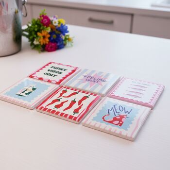 Mix And Match Your Ceramic Coasters, 8 of 11