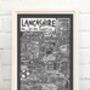 Lancashire Landmarks Print, thumbnail 10 of 10