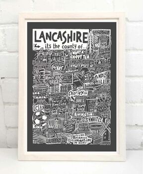 Lancashire Landmarks Print, 10 of 10