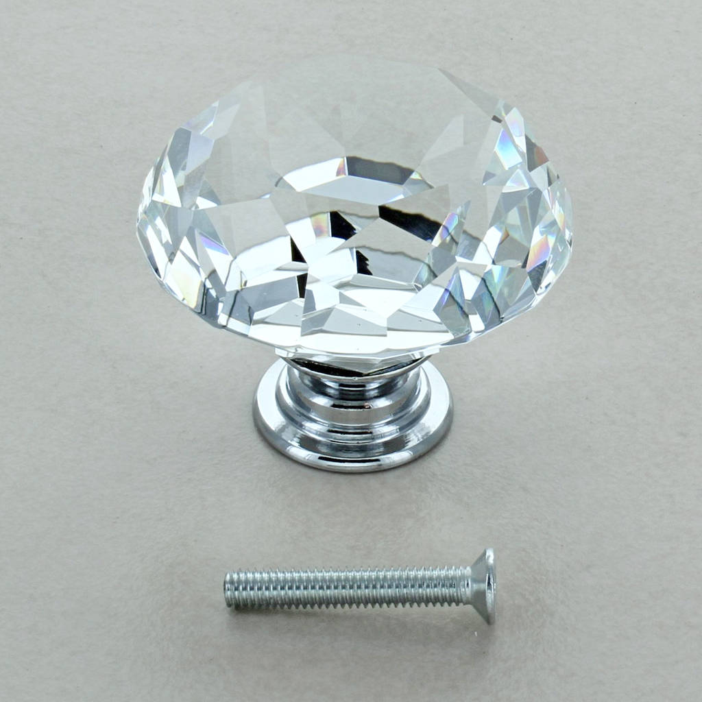 Crystal Cabinet Knobs Glass Kitchen Cupboard Knobs By G Decor  notonthehighstreet.com