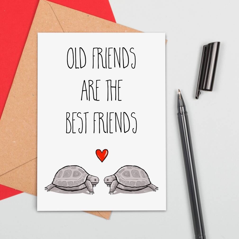 Old Friends Card, 1 of 2