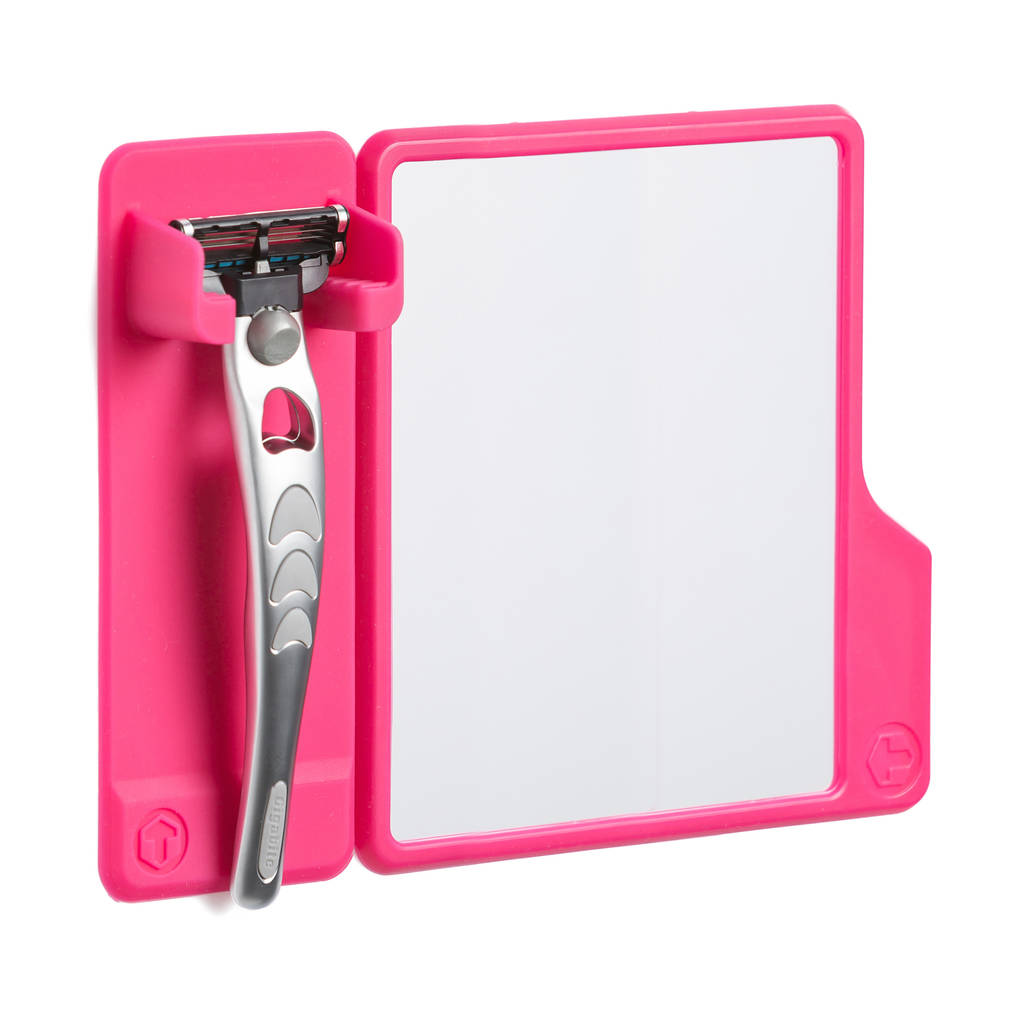 Razor Holder And Shaving Mirror Gift Pack By TOOLETRIES