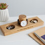 Personalised Cufflinks Tray And Watch Stand, thumbnail 6 of 9
