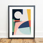 Personalised Abstract Initial Letter Print, thumbnail 6 of 8