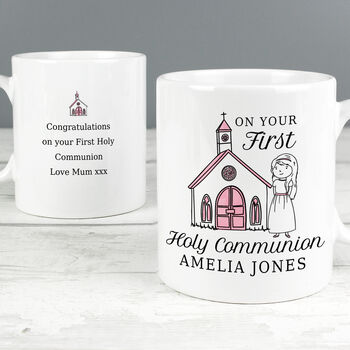 Personalised Girls First Holy Communion Mug, 2 of 5