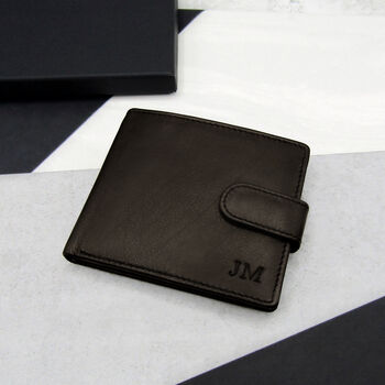 Personalised Men's Leather Rfid Bifold Wallet, 2 of 5