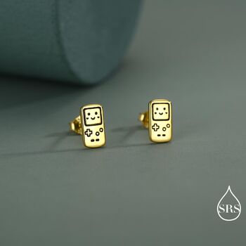 Retro Game Console Stud Earrings In Sterling Silver, 4 of 12