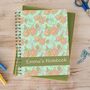 Personalised Pink Blossom Spiral Notebook, thumbnail 1 of 2