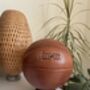 Leather Basketball And Wooden Stand, thumbnail 1 of 5