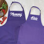 Personalised Retro Parent And Child Apron Set, thumbnail 3 of 6