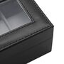 Velvet Lining Watch Box Six Slots Display Storage Case, thumbnail 6 of 8