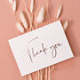 Thank You Card Multi Pack With Rose Gold Foil, thumbnail 1 of 8