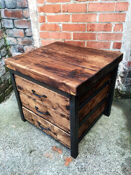 Reclaimed Industrial Drawer Chest Unit 339, 5 of 6