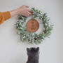 Mistletoe Personalised Christmas Wreath, thumbnail 1 of 5