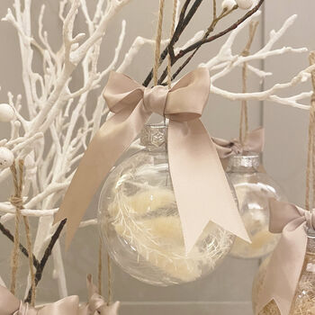 Dried Flower Neutral Baubles, 2 of 4