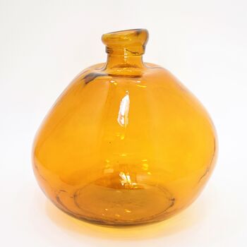Recycled Blown Glass Vase | 33cm | Nine Colours, 4 of 11