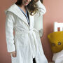 Personalised Cotton Dressing Gown Valentines Gift For Her, thumbnail 6 of 6