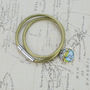 Personalised Location Map Leather Wrap Bracelet, thumbnail 2 of 5