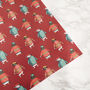 'Penguin Parade' Christmas Jumper Wrapping Paper, thumbnail 1 of 2