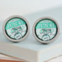Personalised 1961 To 1977 Tax Disc Cufflinks, thumbnail 2 of 6