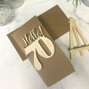 Personalised Hello 70 Birthday Card, 11 of 11