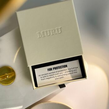 Evil Eye Necklace Silver Or 18ct Gold Plated Vermeil, 4 of 5