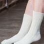 Women's Alpaca Bed Socks, thumbnail 2 of 4
